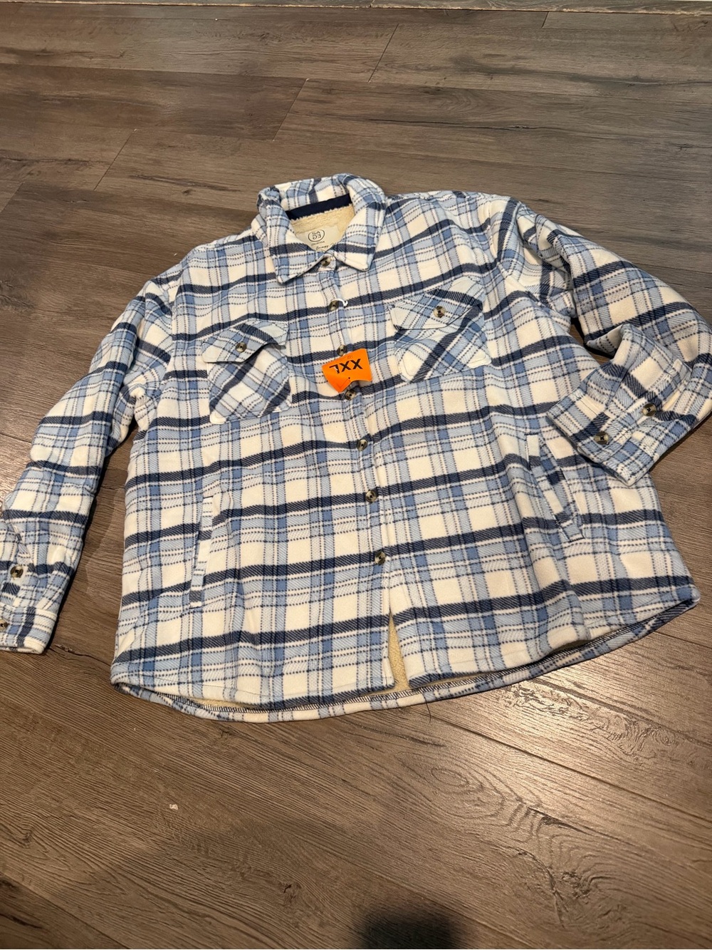 Womens Sage Collective Plush Shirt Jacket Size XXL